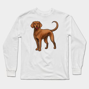 Dog - Redbone Coonhound - Red Long Sleeve T-Shirt